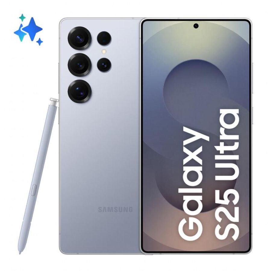 Samsung s938 galaxy s25 ultra 5g dual sim ai 6.9 octa core 1tb ram 12gb 5g italia titanium silverblue