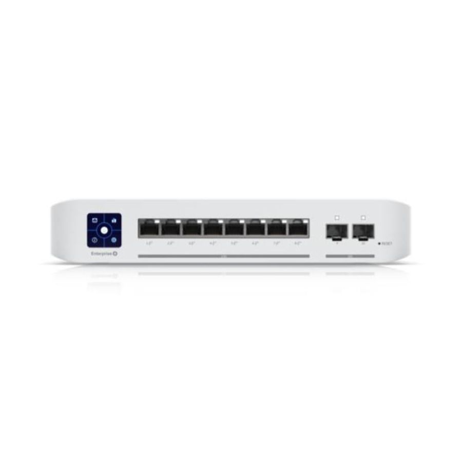 Switch 10p ubiquiti usw-enterprise-8-poe l3 -8p 2.5gbe 802.3at poe+ rj45 + 2p 10g sfp+