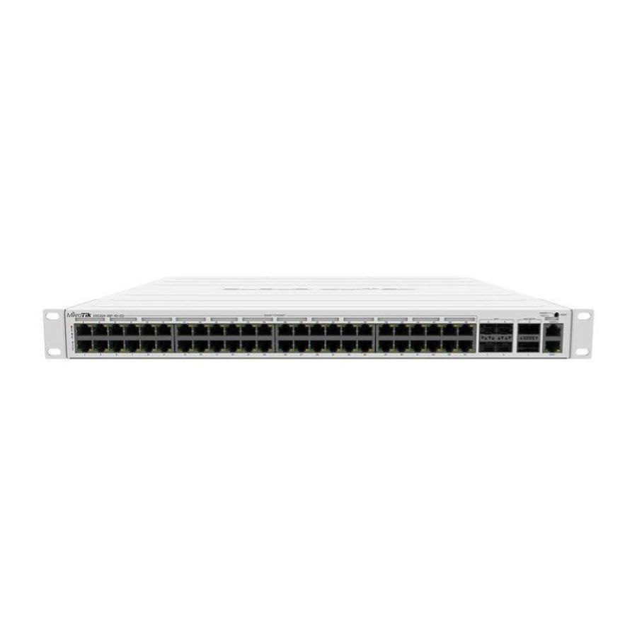 Mikrotik crs354-48p-4s2qrm switch di rete l3 48 porte poe gigabit 4sfp+ 2qsfp+ 10g
