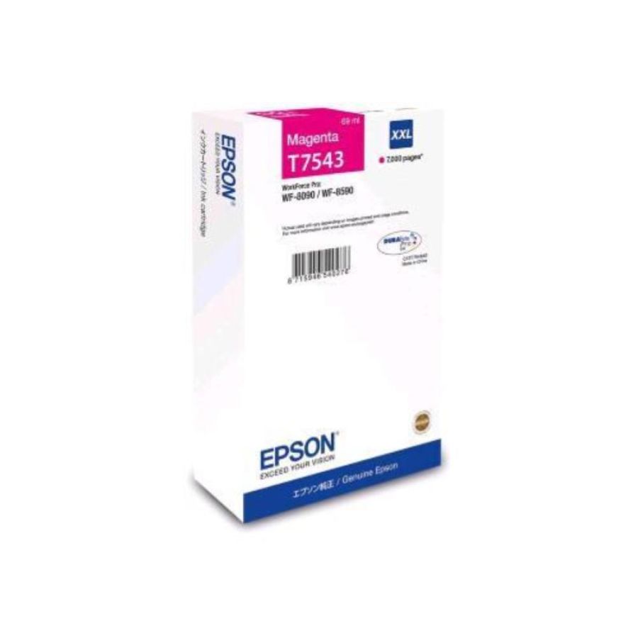 Epson t7543 cartuccia inchiostro magenta xxl 69ml 7000 pagine
