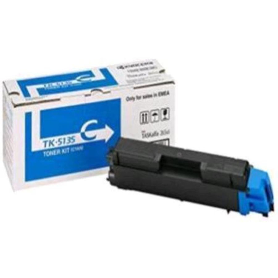 Kyocera tk-5135c toner kit ciano per taskalfa 265ci durata 5.000 pagine con copertura 5%