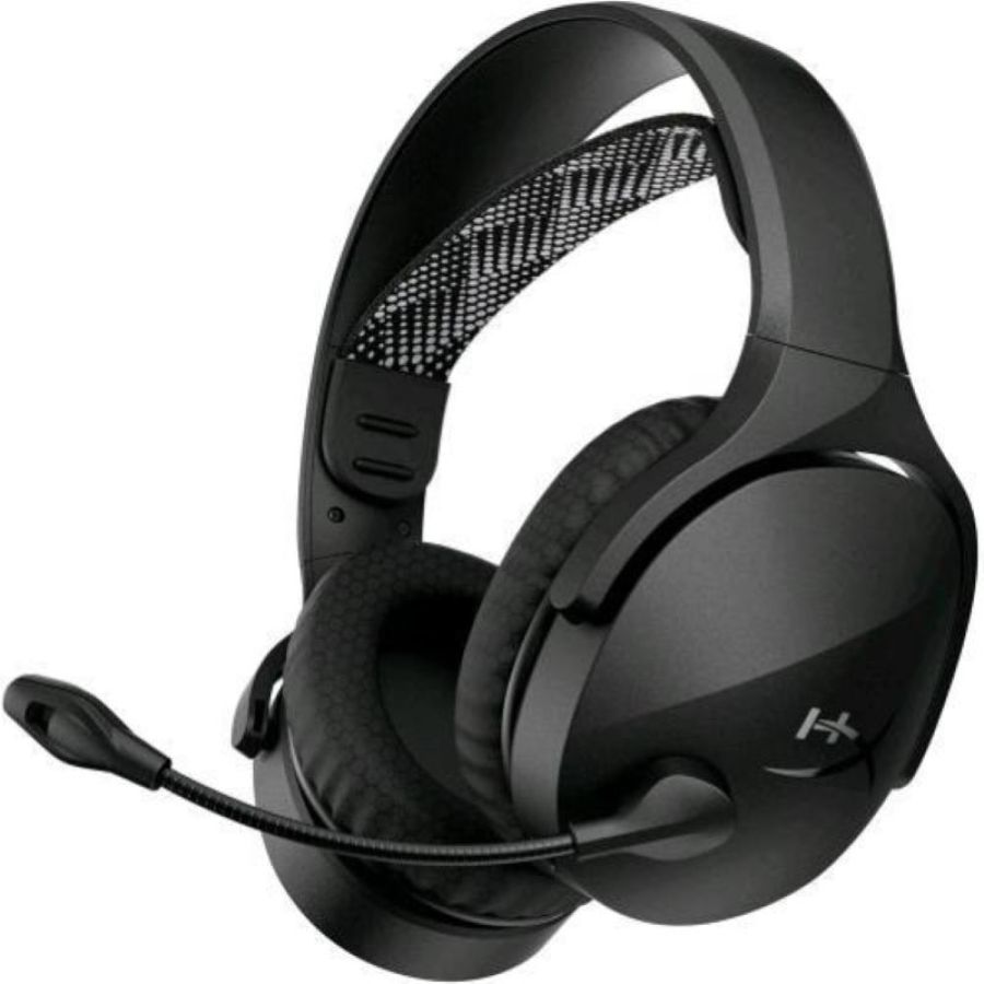 Hyperx cloud jet cuffie gaming dual wireless 2.4ghz + bluetooth driver 40mm microfono girevole con mute nero