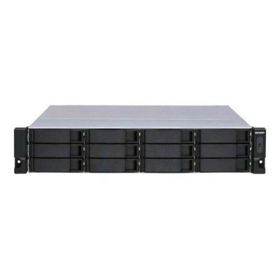 Qnap tl-r1200s-rp -array unita` disco rigido 12 alloggiamenti (sata-600) - sata 6gb/s (esterna) - montabile su rack - 2u