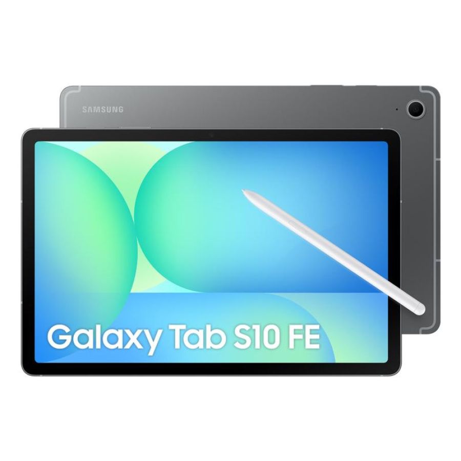 Samsung tablet galaxy s10 fe wifi 8-128gb display 10.9 pollici fotocamera posteriore 13mp frontale 8mp colore grigio