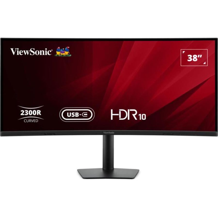 Viewsonic mon 38ips wqhd 3840*1600 curvo mm 21:9 usbc pd96w hdmi dp reg altezza