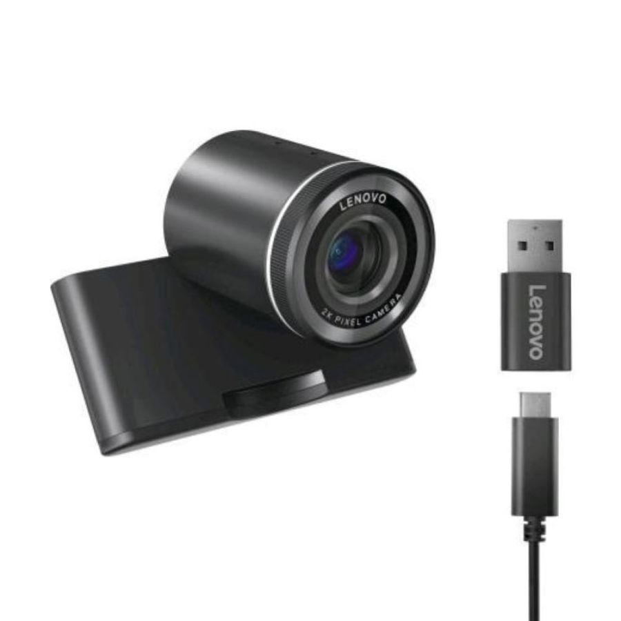 Lenovo webcam qhd 30 fps microsoft teams certified intelligent ai excellent iq