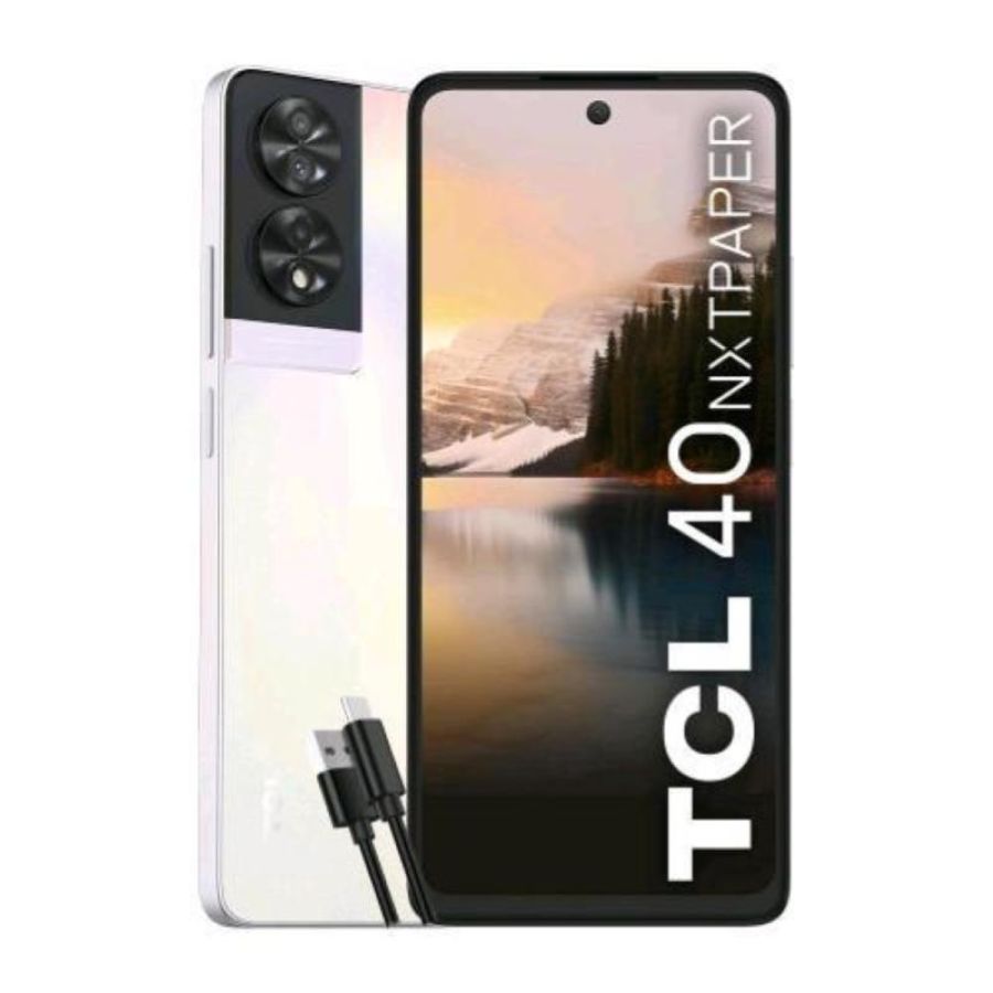 Tcl 40 nxtpaper dual sim 6.78 octa core 256gb ram 8gb 4g lte italia opalescent + cavo usb-c incluso