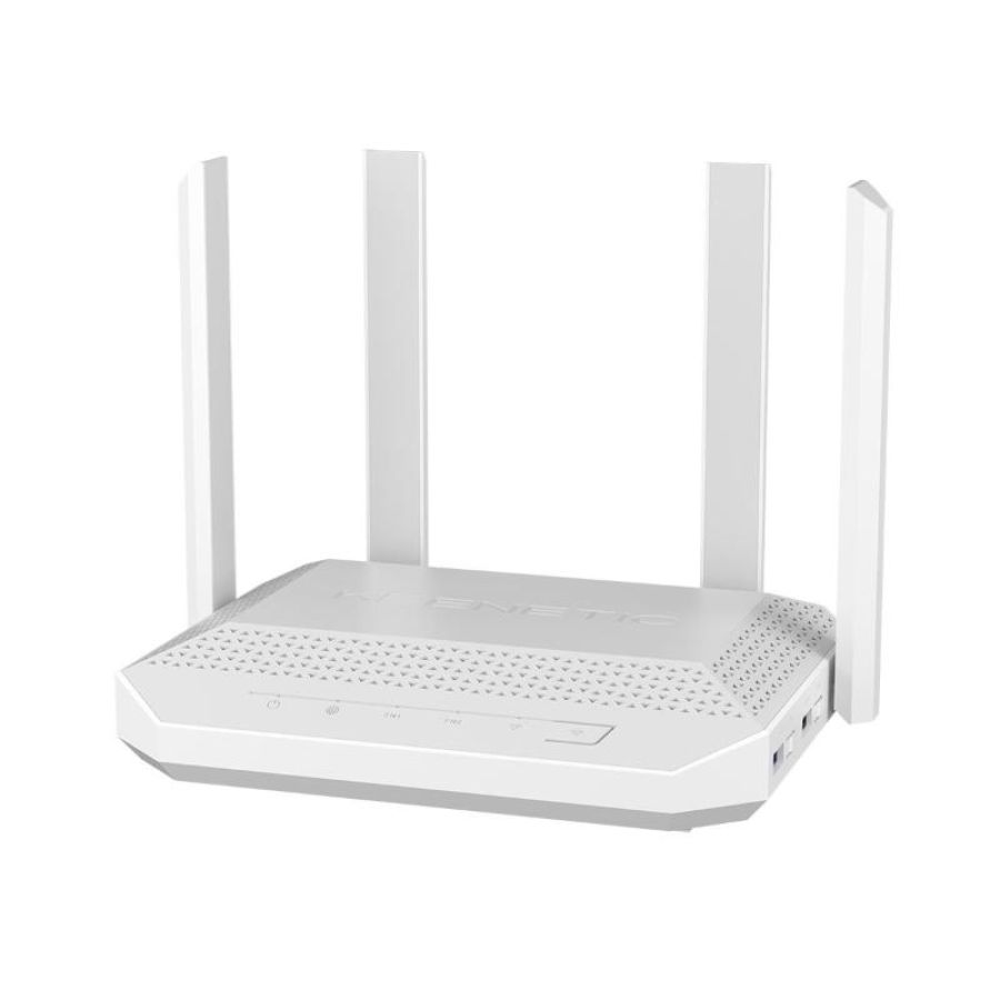 Keenetic hero router wi-fi 6 ax3000 dual-band mesh 4 porte gigabit bianco