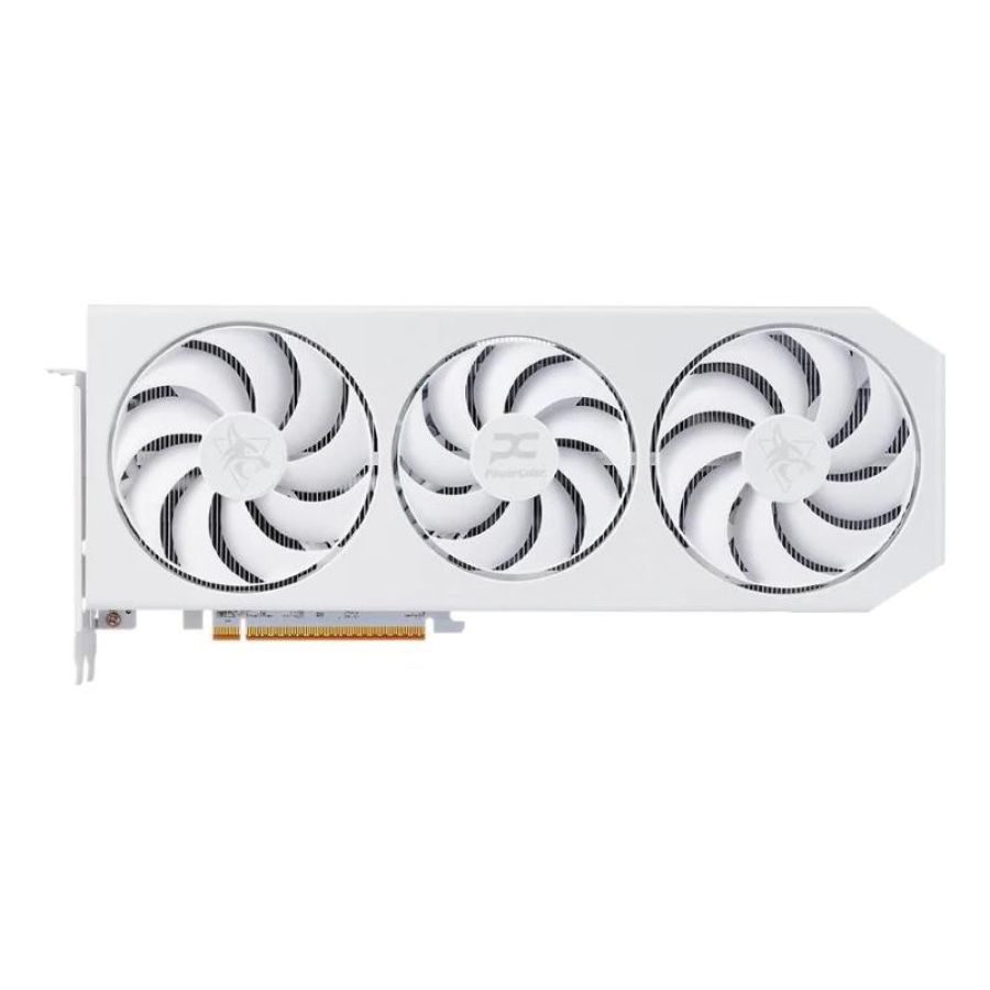 Powercolor hellhound spectral white radeon rx 9070 xt 16gb gddr6 hdmi/3*displayport pci ex 5.0 16x