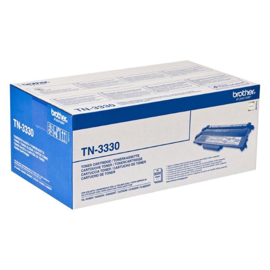 Toner brother tn-3330 3.000pp x mfc-8510dn hl-5440d hl-5450dn hl-5470dw hl-6180dw dcp-8110dn dcp-8250dn mfc-8520dn mfc-8950dw