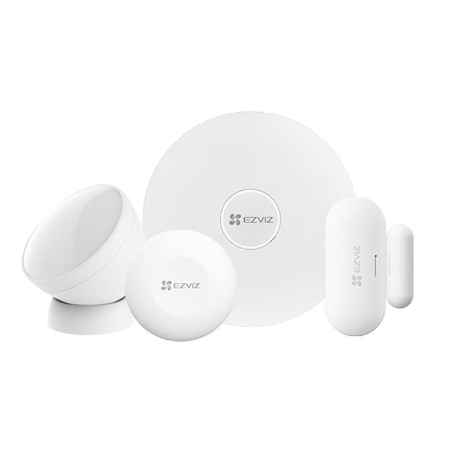 Ezviz cs-tx/a3 - centralina - sensore pir - sensore apertura/chiusura - pulsante - zigbee