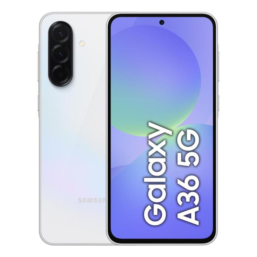 Samsung galaxy a36 17 cm (6.7\) doppia sim android 15 5g usb tipo-c 8 gb 256 gb 5000 mah bianco