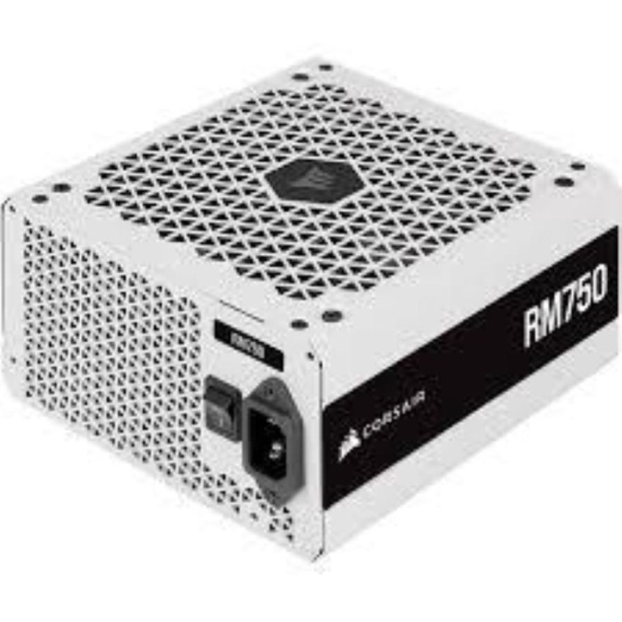 Corsair alimentatore rm750e white, 750 watt, cybenetics gold certified, fully modular power supply