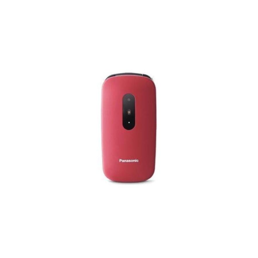 Panasonic kx-tu446 easy phone clamshell 2.4 tasti grandi ampio display tasto sos compatibile con apparecchi acustici red