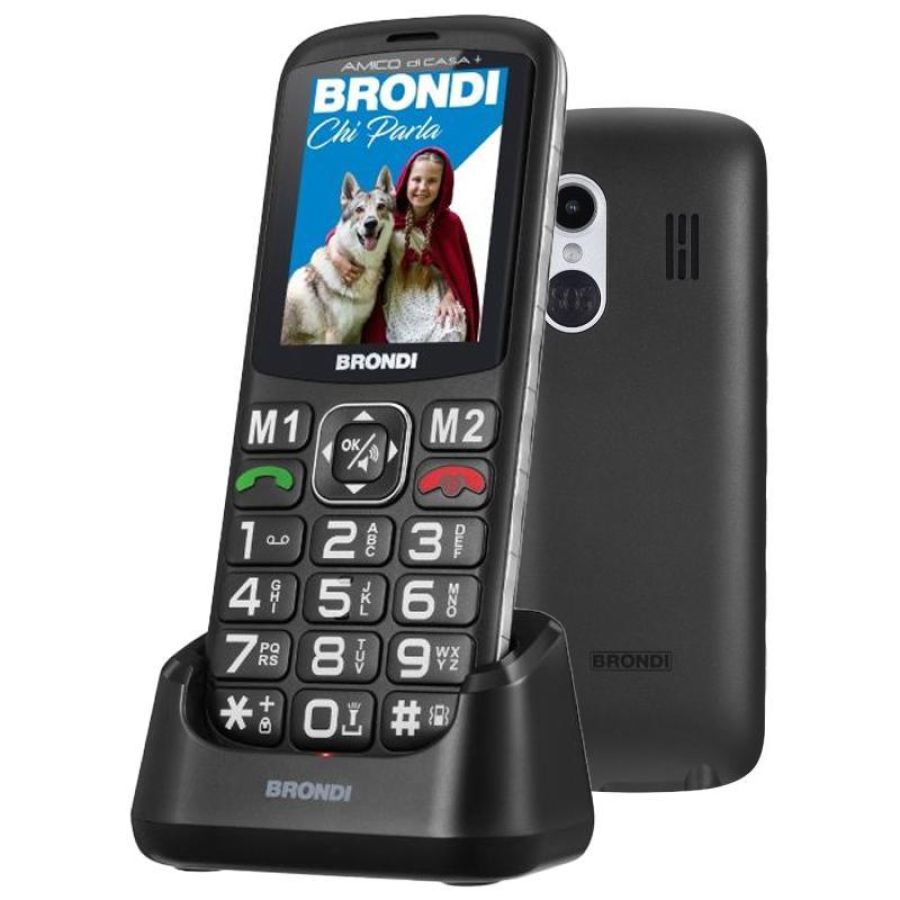 Brondi amico di casa+ telefono facile e sicuro