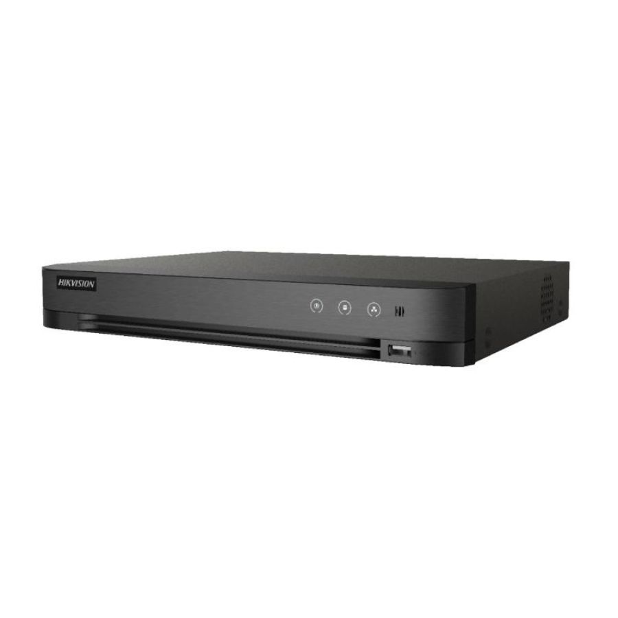 Dvr hikvision pro acusense 16ch/4ch deep learning 3mp + 8ch ip 6mp - 1*hdd 1tb video - ids-7216hqhi-m1/s