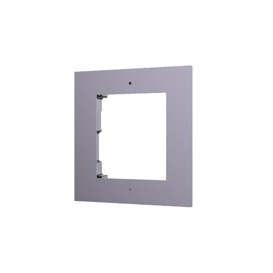 Hikvision cornice 1 modulo. contiene cornice e scatola da incasso per posto esterno - ds-kd-acf1