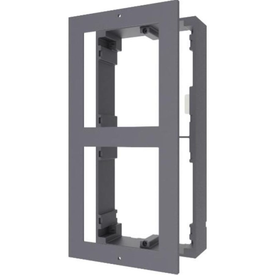 Hikvision cornice 2 moduli da parete intercom plastica nero - ds-kd-acw2