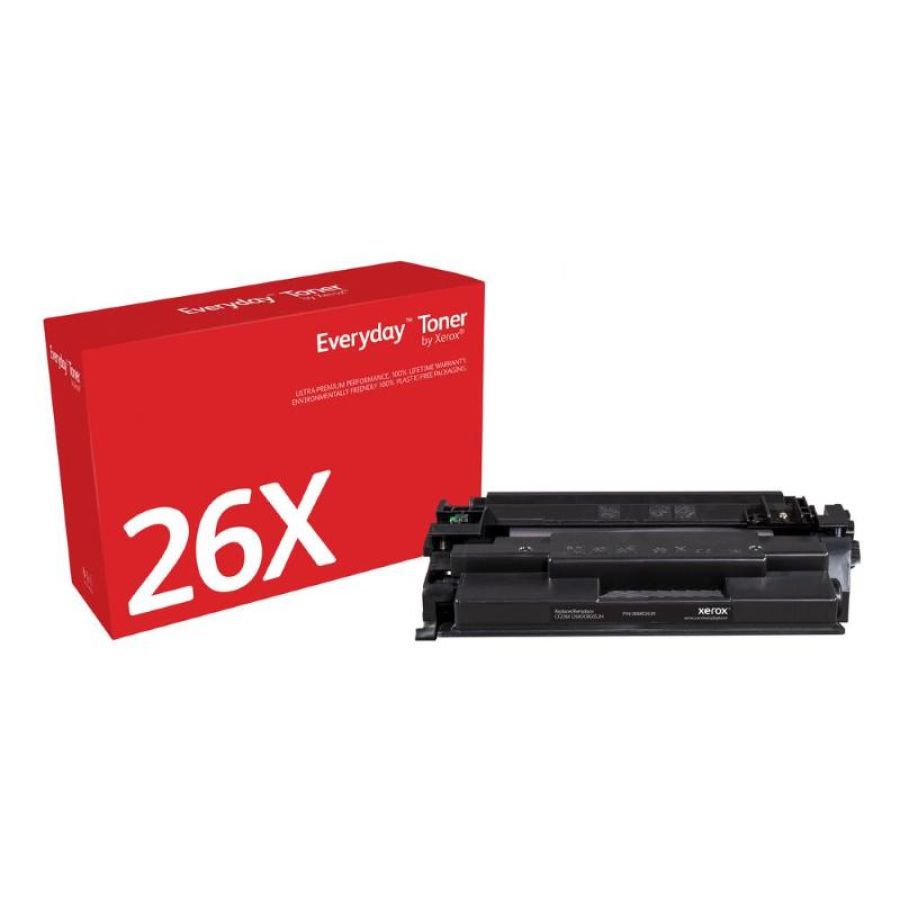Xerox toner everyday nero per hp cf226x-crg-052h 9000 pagine