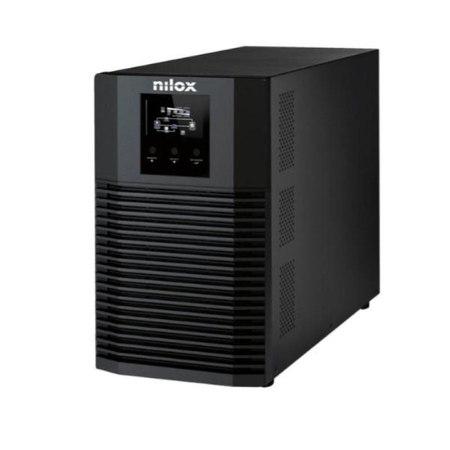 Nilox nxgcoled456x9v2 ups on line pro led 4500va 3.150w 4xprese con tecnologia a doppia conversione protegge server workstation reti lan e computer da blackout con tecnologia online nero
