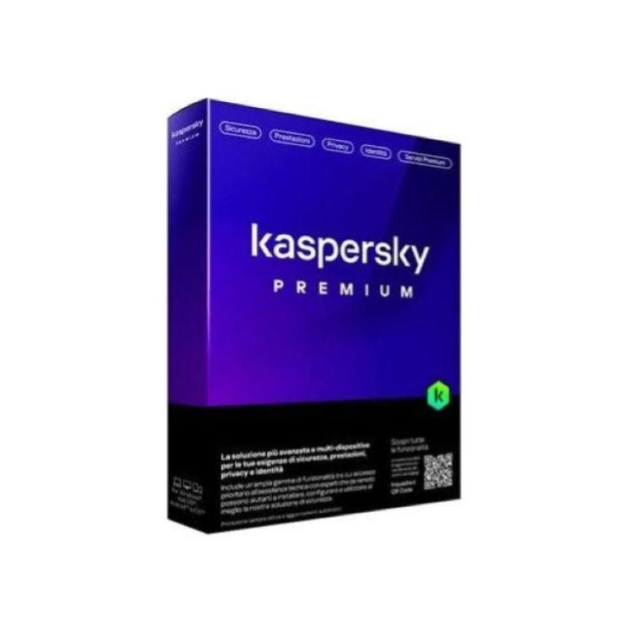 Kaspersky antivirus premium - 5 dispositivi - vpn e protezione identita` - windows mac