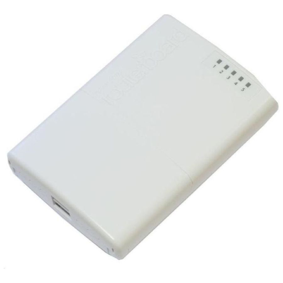 Mikrotik powerbox rb750p-pbr2 router 5 porte fast ethernet 4 poe bianco switch poe