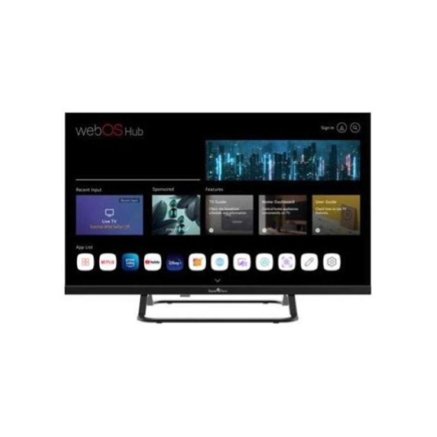 Smart-tech tv led 24`` hd senza cornice 60cm dvb-t2-c-s2 modello 24hw01v televisore