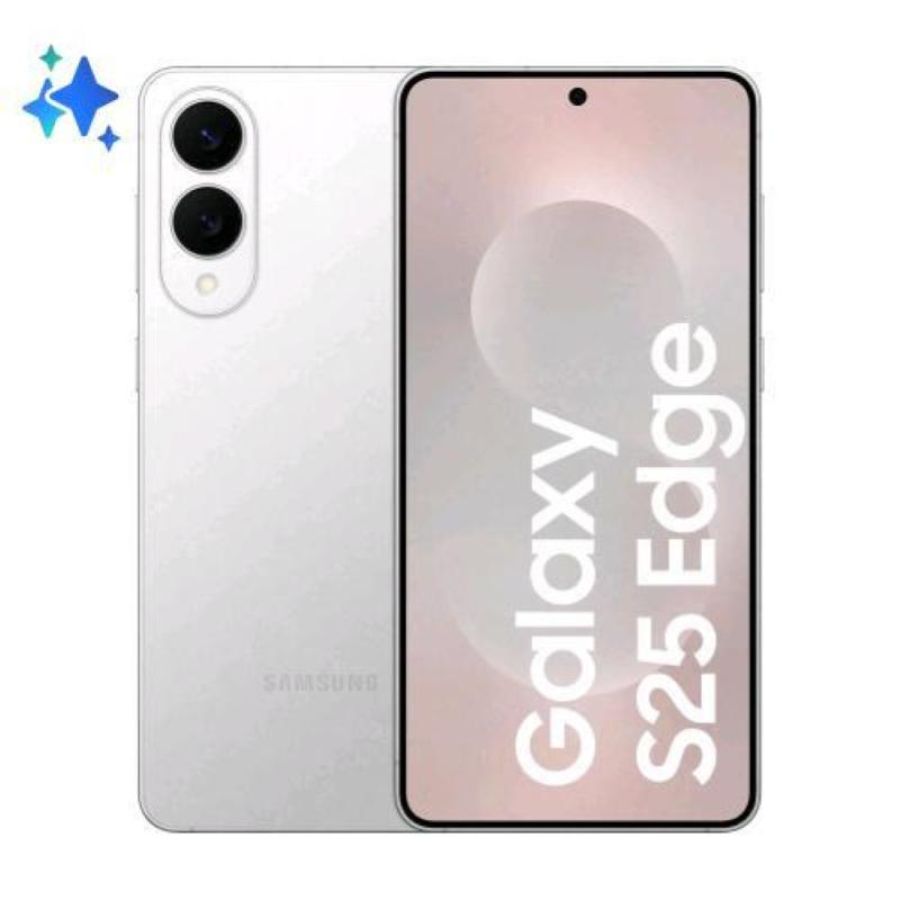 Samsung s937 galaxy s25 edge 5g dual sim 6.7 octa core 512gb ram 12gb italia titanium silver