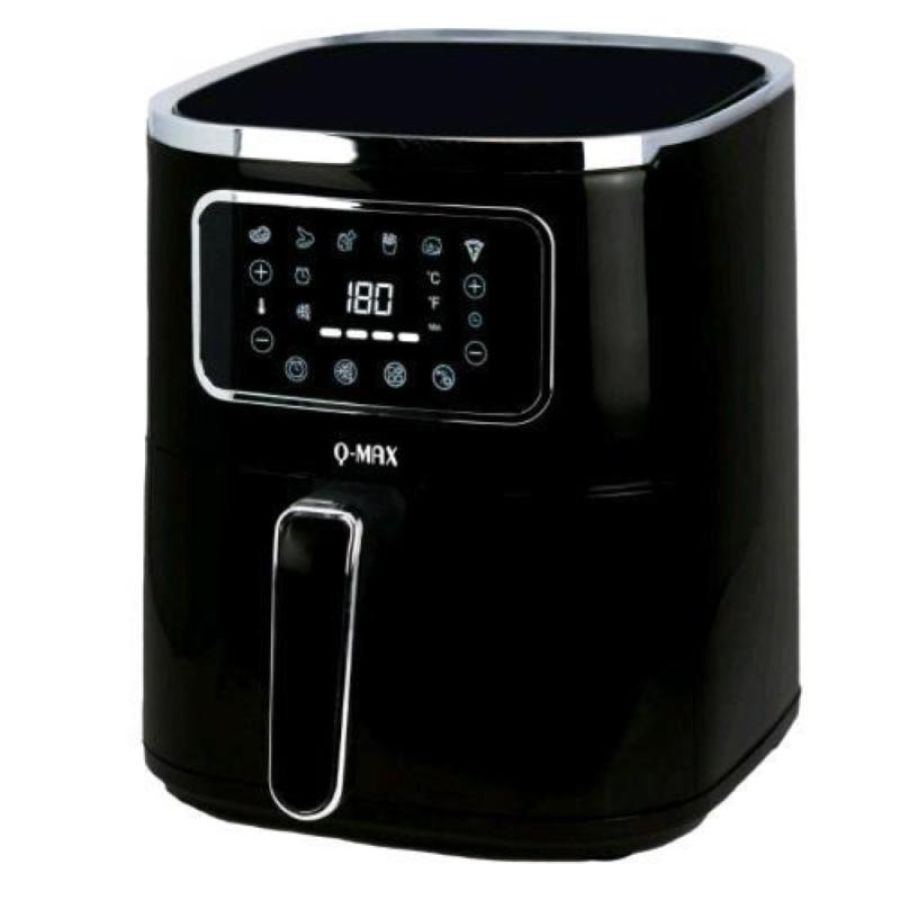 Jocca q-max friggitrice ad aria 5 lt led digitale 1.450 w 80 max 200 gradi nero