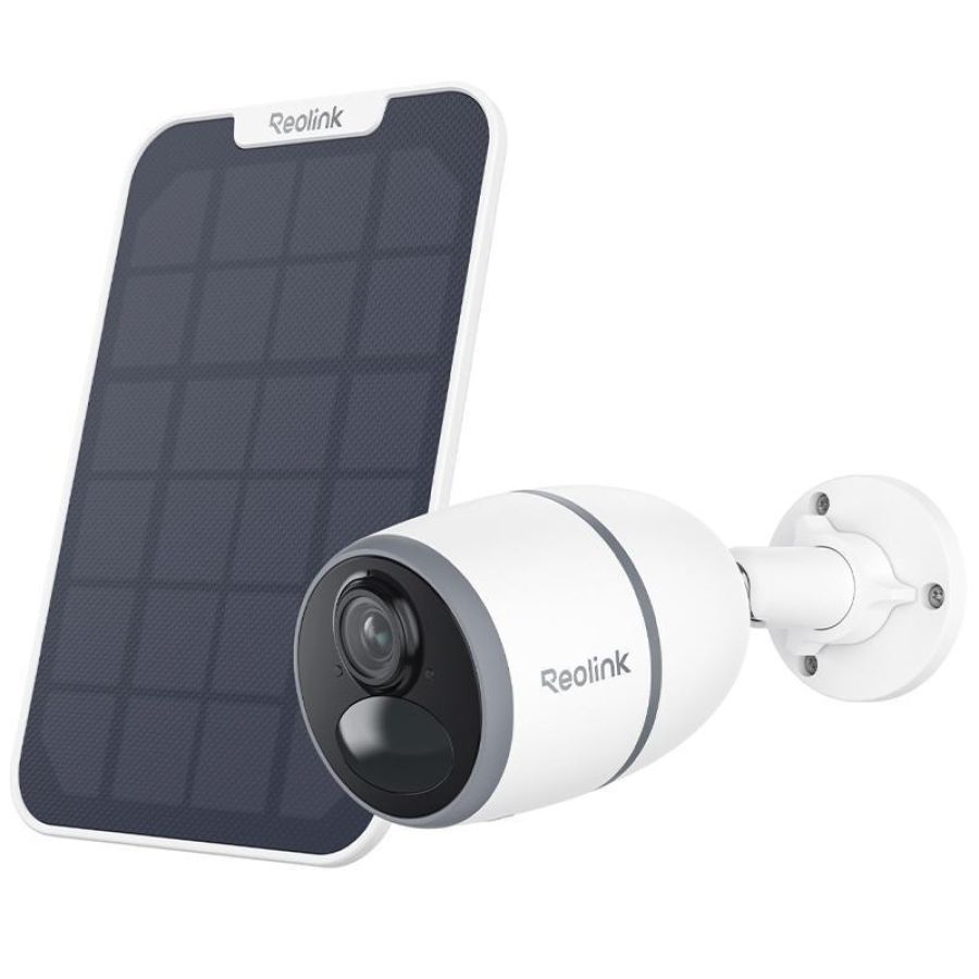 Reolink go series g330 (b4gb2k01sp) - telecamera 4g 2k a batteria con pannello solare