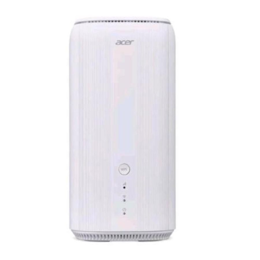 Acer connect x6e router 5g portatile wi-fi 6 nfc 4x4 mu-mimo fino a 128 dispositivi connessi bianco