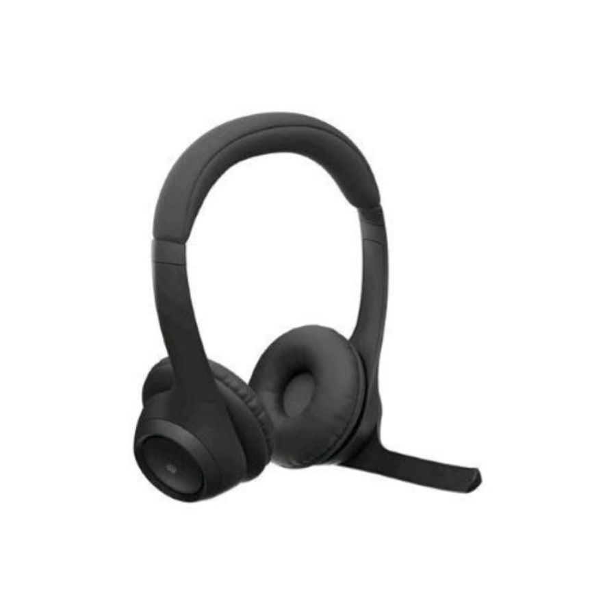 Logitech zone 305 cuffie con microfono over ear bluettoh 5.3 multipoint isolamento dal rumore certificato per i team microsoft, works with chromebook midnight black