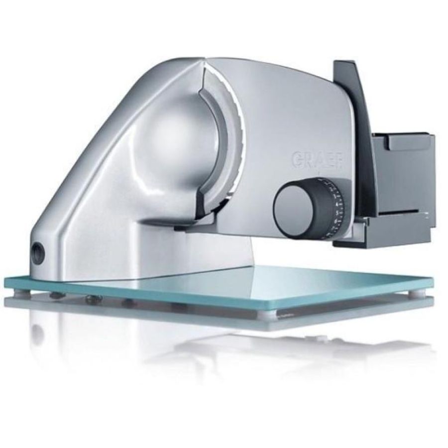 Graef vivo v 20 affettatrice elettrico 170 w nero, argento vetro, metallo