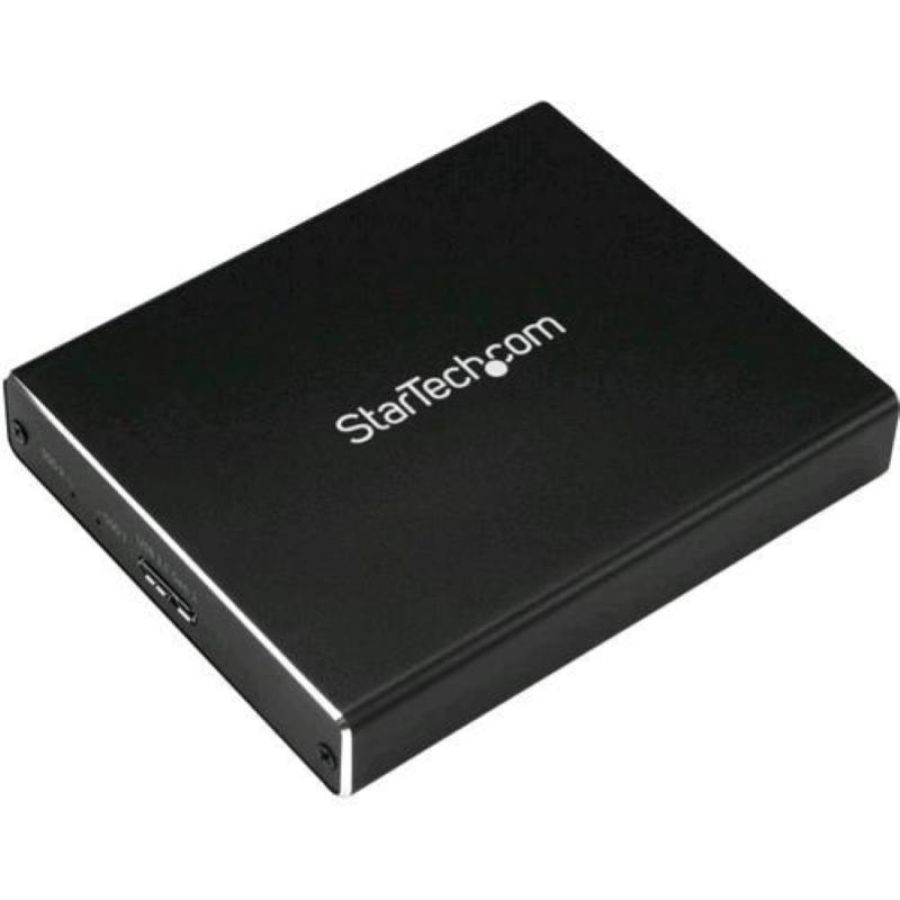 Startech box vuoto 2 x ssd interfaccia m.2/sata/sata ii/sata iii micro usb 3.1 tipo b