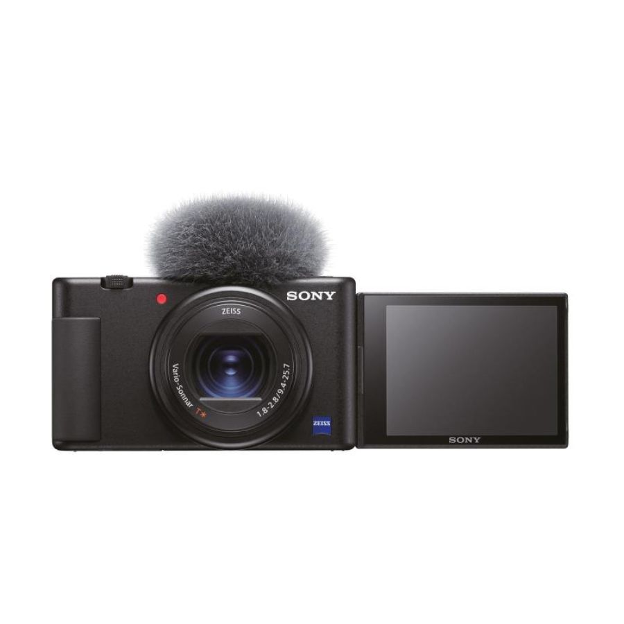 Fotocamera compatta sony per vlog zv-1 black - menu italiano
