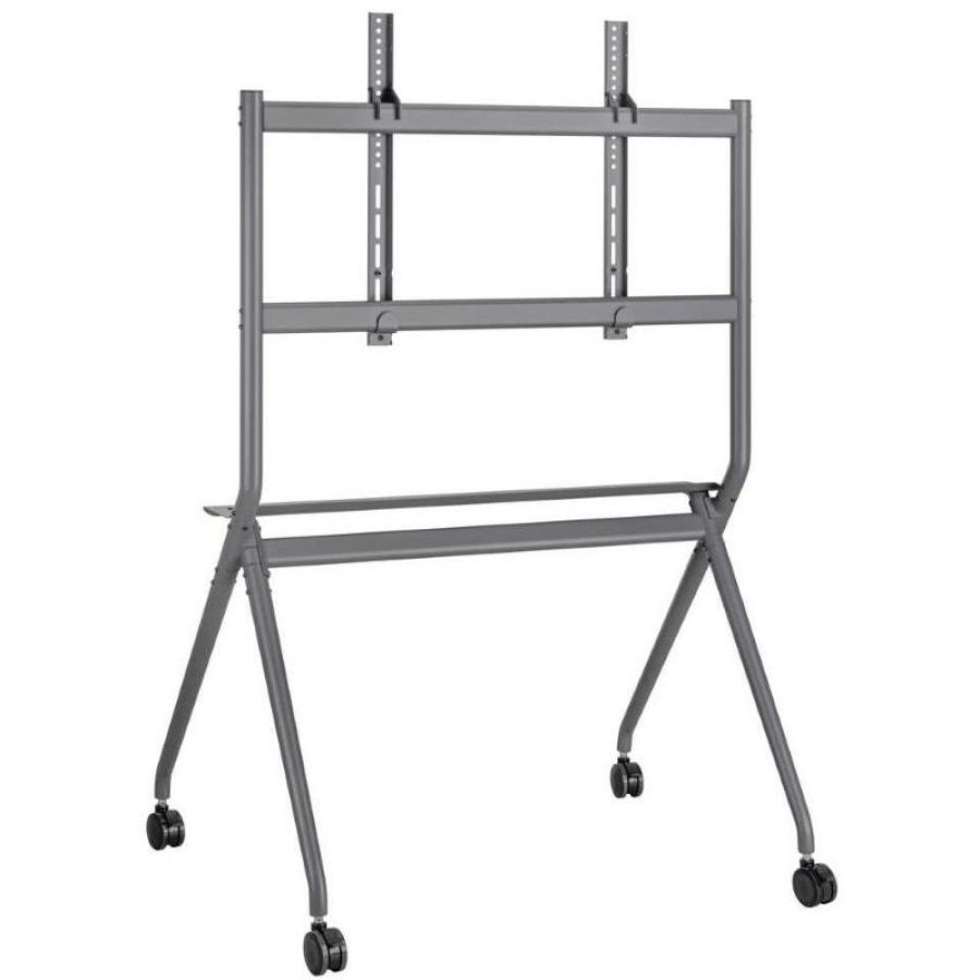 Napofix staffa pavimento per tv fino a 86 npf10298 load 120kg con ruote