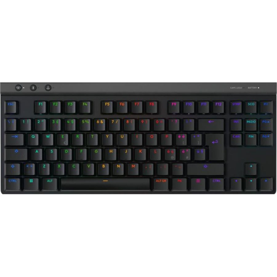 Logitech tastiera gaming per computer g series g515 lightspeed tkl