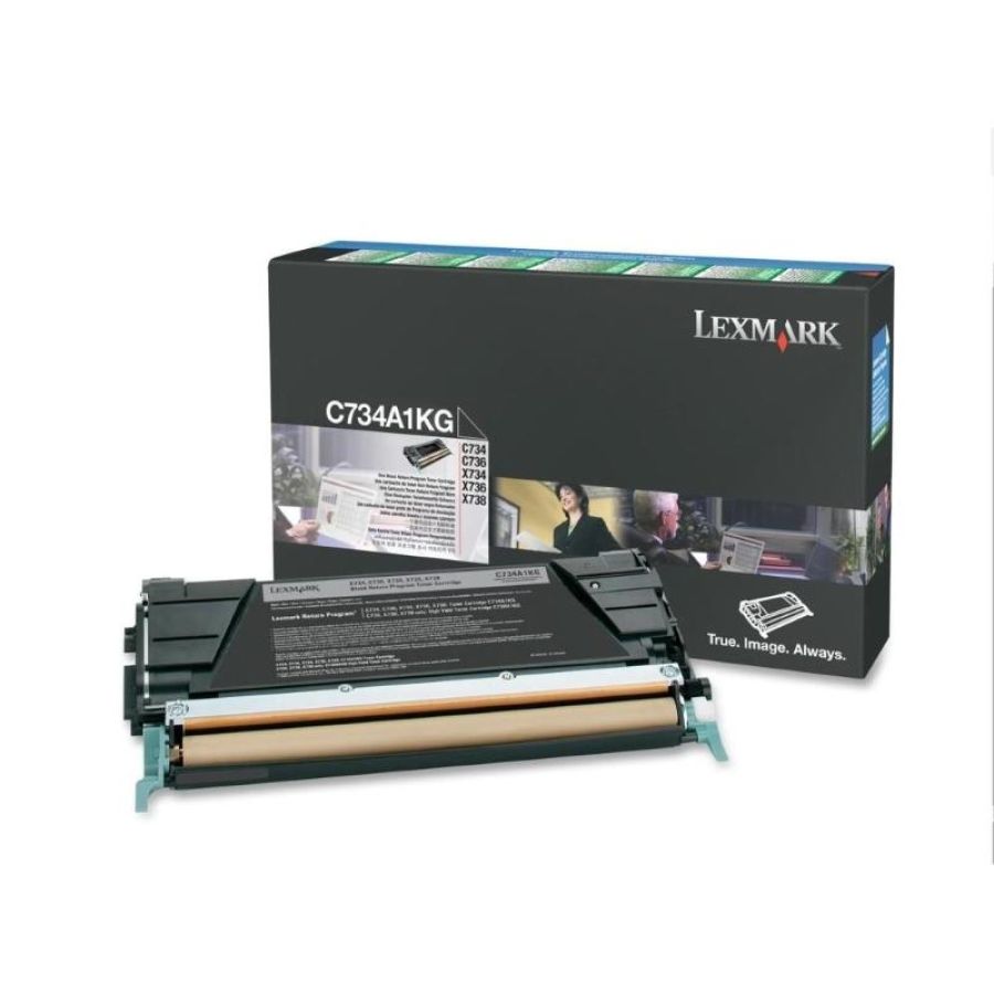 Lexmark c734a1kg cartuccia toner 1 pz originale nero