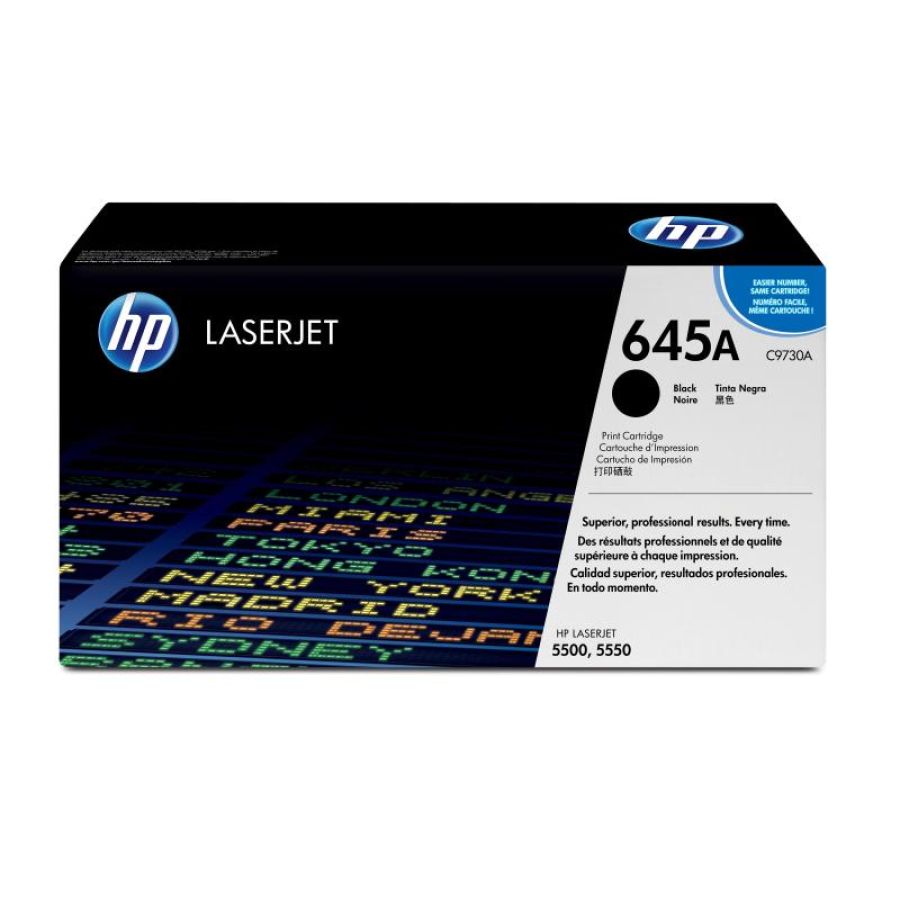 Hp cartuccia toner originale nero laserjet 645a