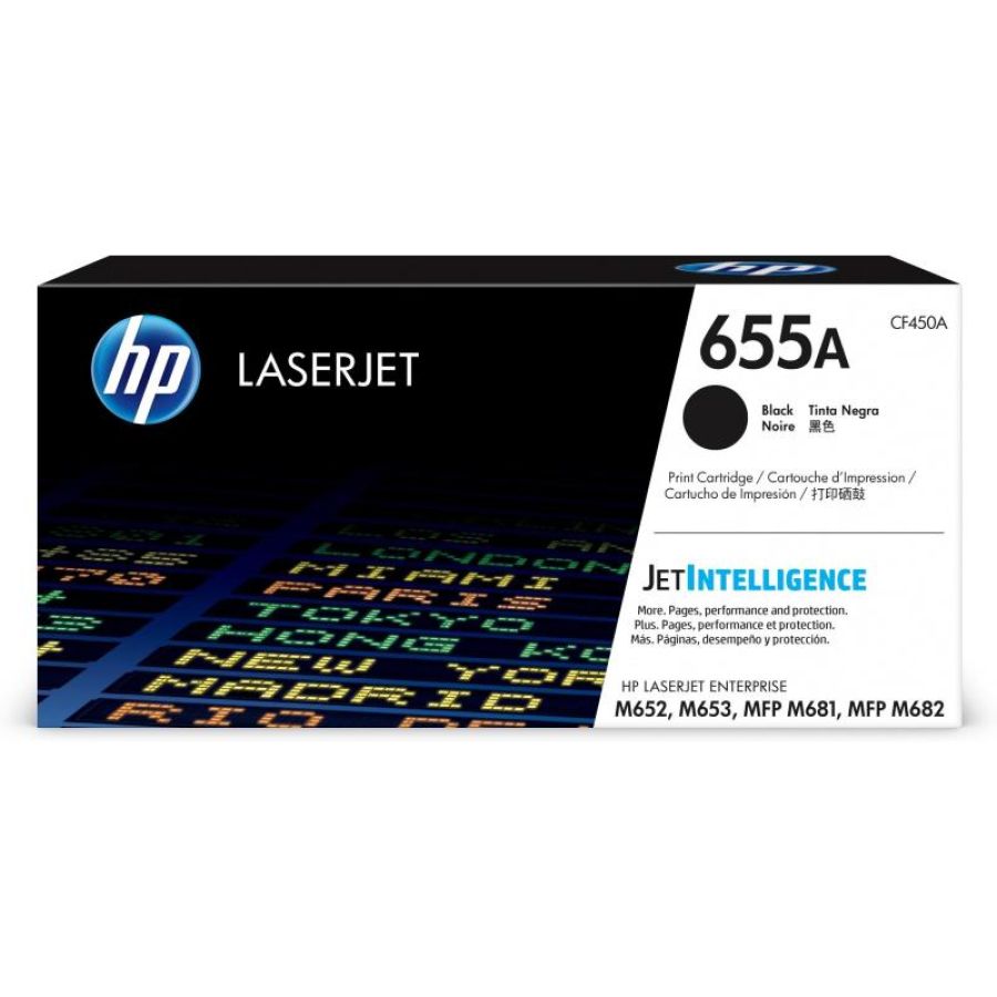 Hp cartuccia toner nero originale laserjet 655a