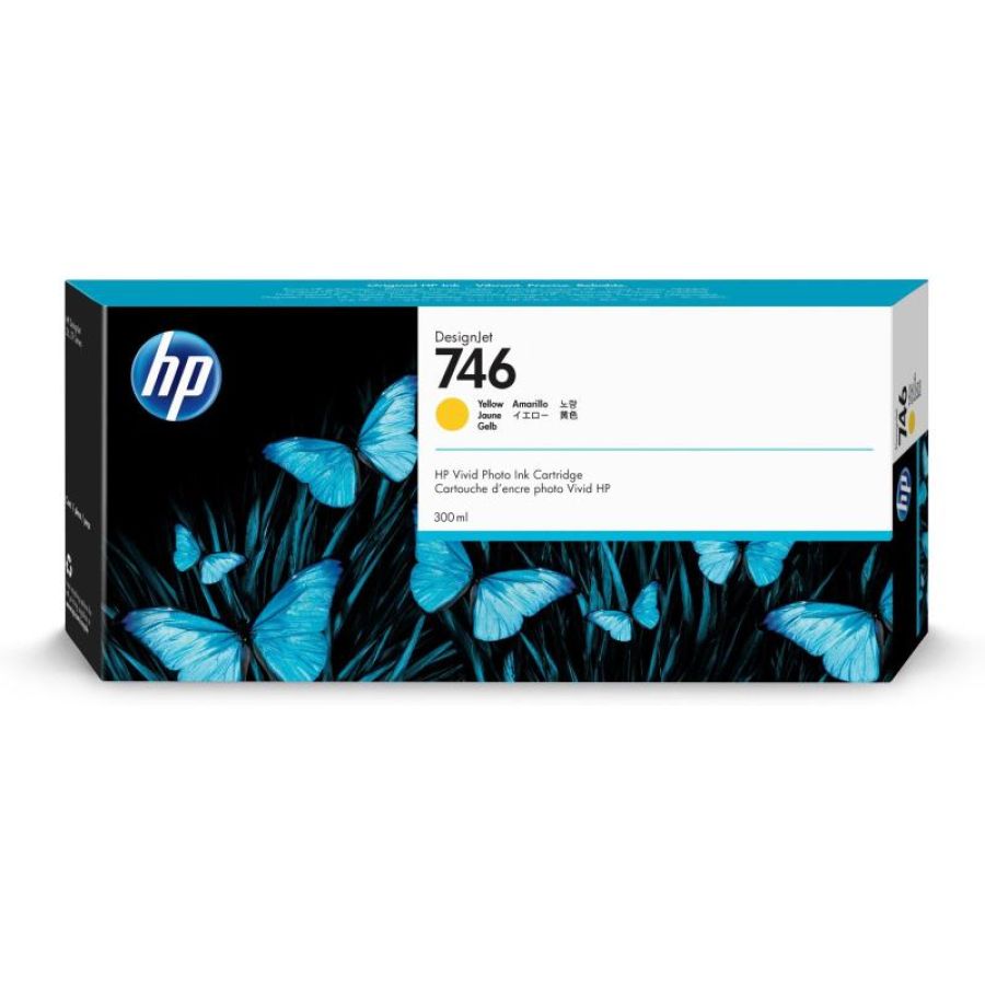 Hp cartuccia di inchiostro giallo designjet 746 da 300 ml