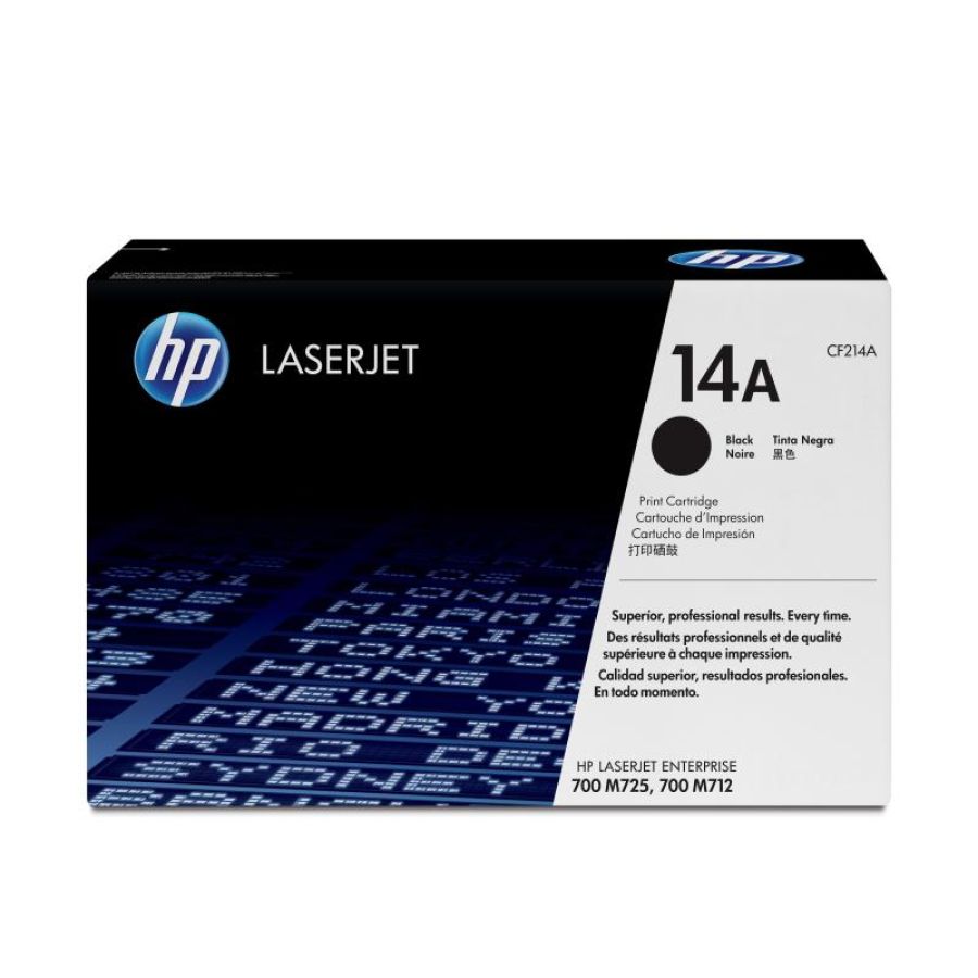Hp cartuccia toner originale nero laserjet 14a
