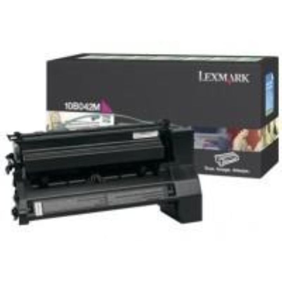 Lexmark 10b042m cartuccia toner 1 pz originale magenta