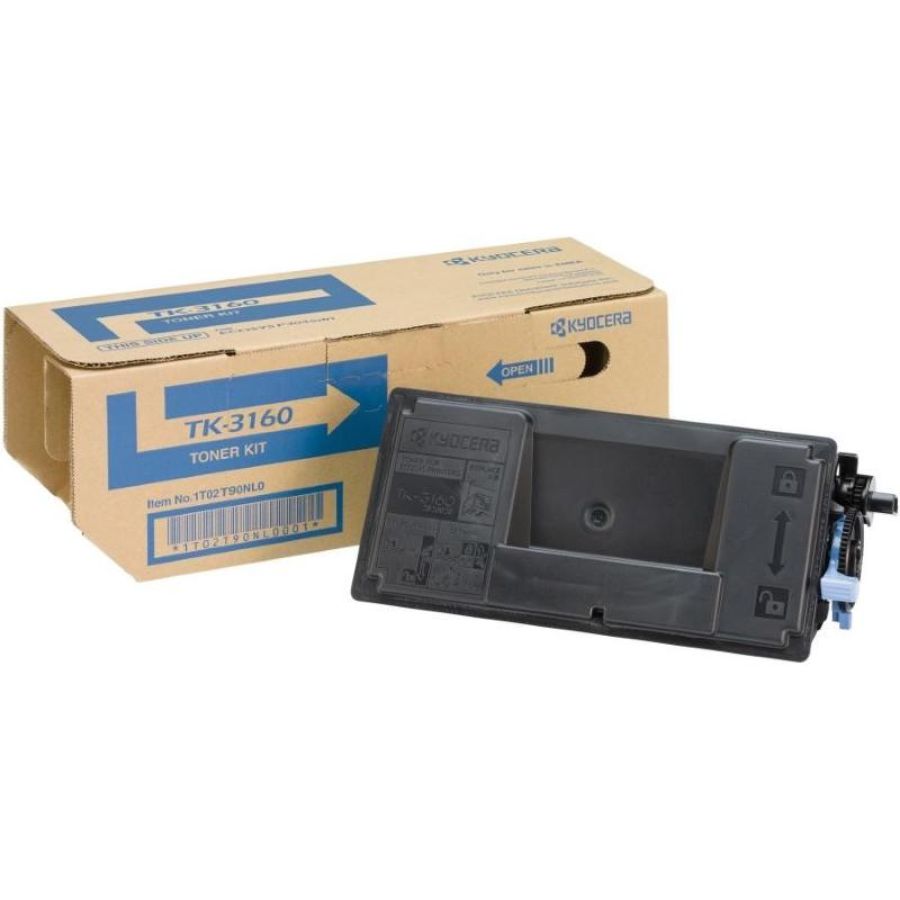 Kyocera tk-3160 cartuccia toner 1 pz originale nero