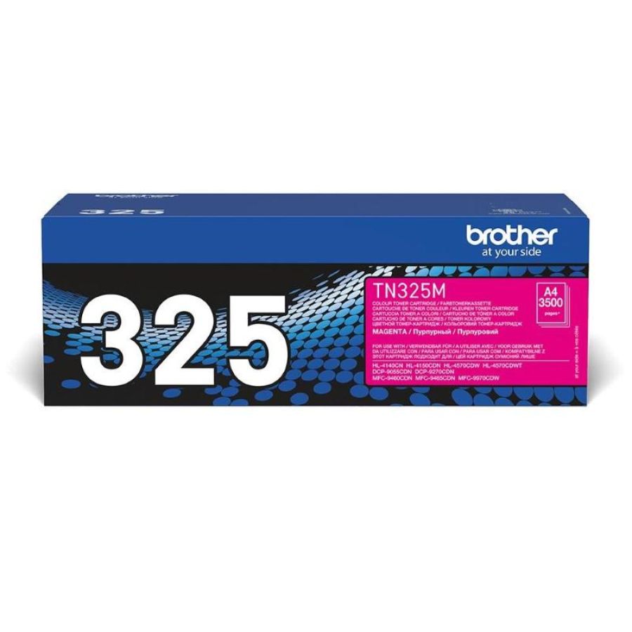 Brother tn-325m cartuccia toner 1 pz originale magenta