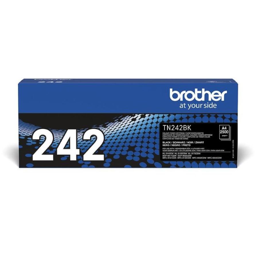 Brother tn-242bk cartuccia toner 1 pz originale nero
