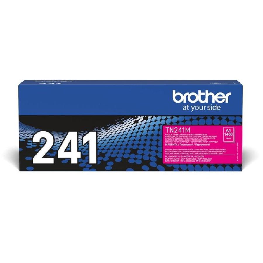Brother tn-241m cartuccia toner 1 pz originale magenta