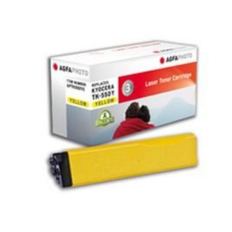 Agfaphoto aptk550ye cartuccia toner 1 pz giallo
