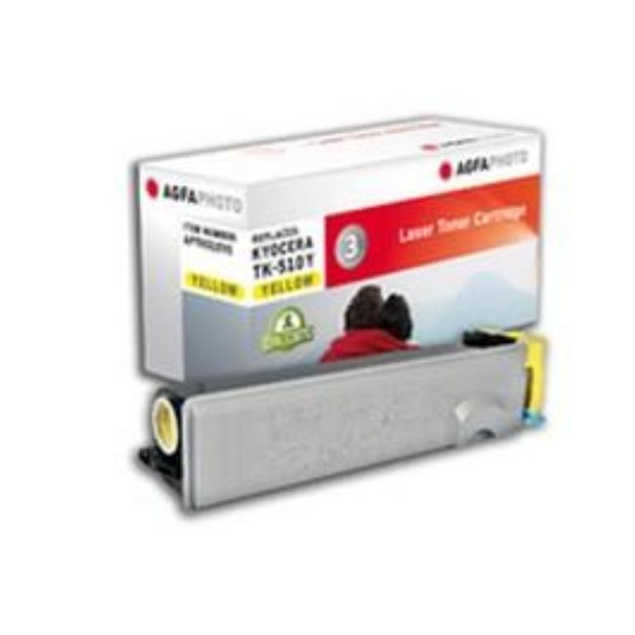 Agfaphoto aptk510ye cartuccia toner 1 pz giallo