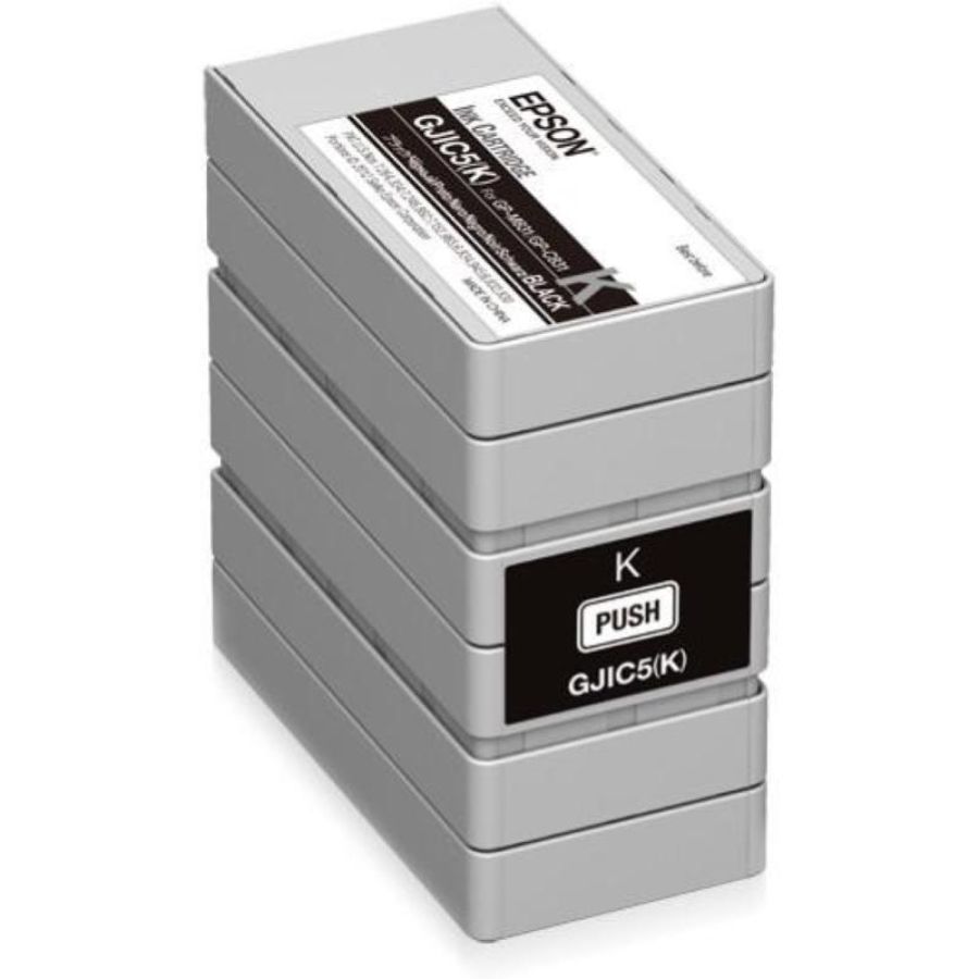 Epson gjic5(k): ink cartridge for colorworks c831 and gp-m831 (black)